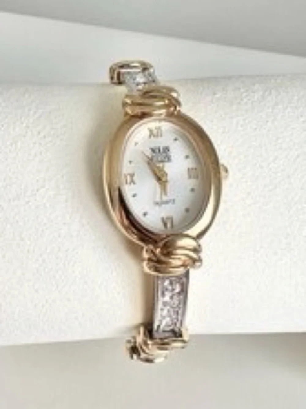 Gold & Silver Women's Bracelet Watch - Elegant Two-Tone Design